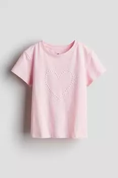 Рубашка H&M, розовый