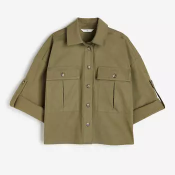 Рубашка H&M Utility, хаки