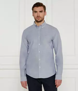 Рубашка h-roan-bd-e-c1-243 Slim fit Boss, синий