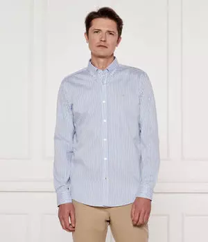 Рубашка h-roan-bd-e-c1-253 Slim fit Boss, синий