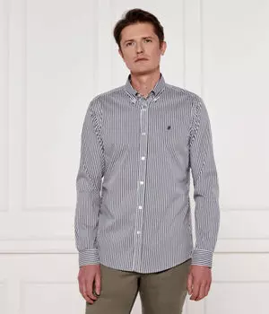 Рубашка h-roan-bd-e-c1-253 Slim fit Boss, черный