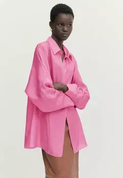 Рубашка Habotai Massimo Dutti, розовый