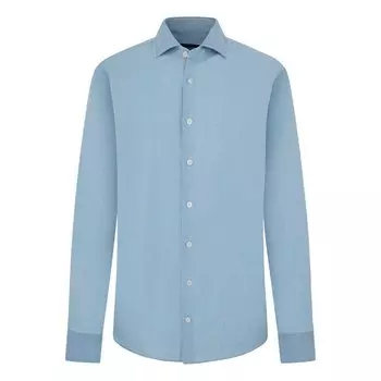 Рубашка Hackett Bleach Denim, синий