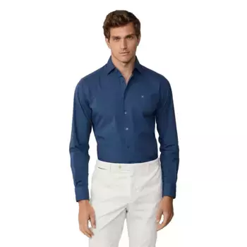 Рубашка Hackett ESS Gmd Poplin, синий