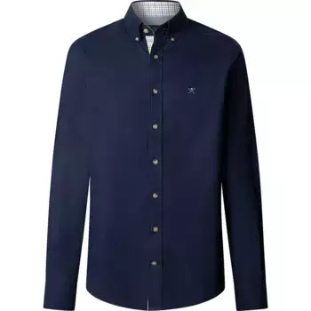 Рубашка Hackett Flannel Multi Trim, синий