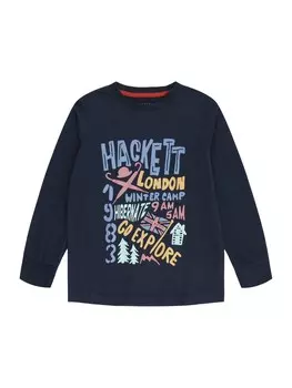 Рубашка Hackett London, темно-синий/светло-голубой