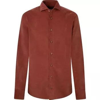 Рубашка Hackett Smart Babycord, коричневый