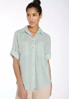 Рубашка Hailys Blouse He44dda, зеленый