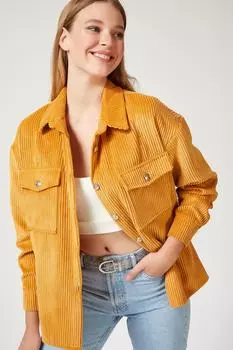 Рубашка - Хаки - Oversize Happiness stanbul, хаки