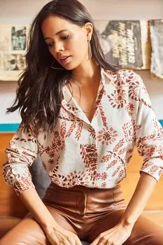 Рубашка - Хаки - Oversize Olalook, хаки