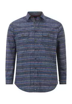 Рубашка хальорн Jan Vanderstorm, коричневый