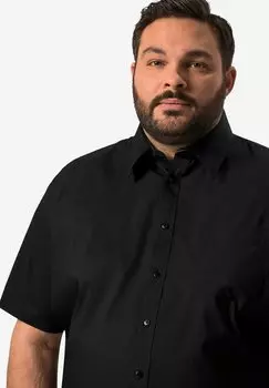Рубашка Halbarm Kentkragen BOSTON PARK, черная
