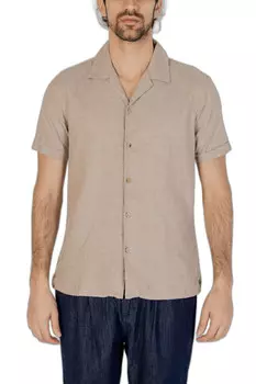 Рубашка Hamaki-Ho с коротким рукавом, бежевый