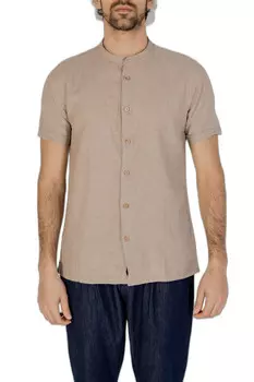 Рубашка Hamaki-Ho с круглым вырезом, бежевый