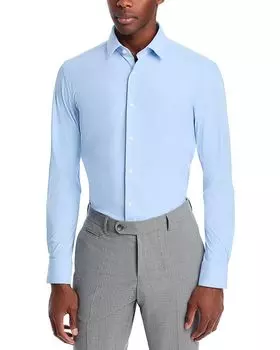 Рубашка Hank Slim Fit Performance BOSS, синий