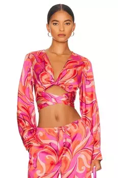 Рубашка Hansen + Gretel Sofia, цвет Wavy Baby