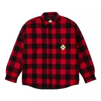 Рубашка hardware insulated shirt 'red' Palace, красный