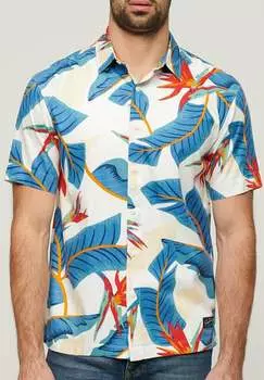 Рубашка HAWAIIAN BOX FIT Superdry, белый