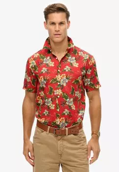 Рубашка HAWAIIAN PRINTED Superdry, красный