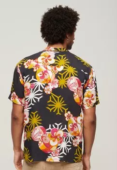Рубашка Hawaiian Resort Superdry, асаноха черная