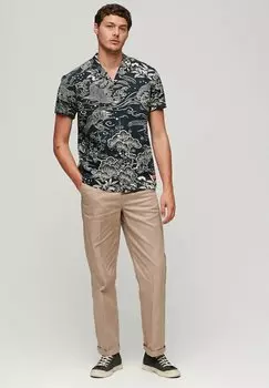 Рубашка HAWAIIAN RESORT Superdry, цвет horaizu indigo