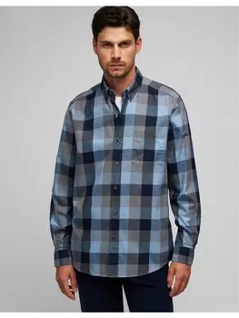 Рубашка HECHTER PARIS, цвет steel blue