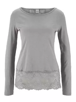 Рубашка heine, пятнистый серый