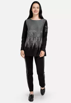 Рубашка HELMIDGE Langarmbluse Bluse, черный