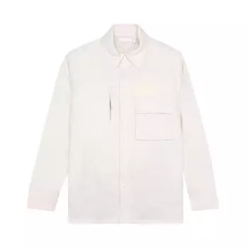 Рубашка Helmut Lang Flannel Shirt 'White', белый
