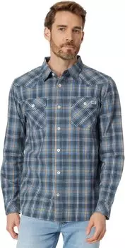Рубашка Herdsman Flannel Salty Crew, цвет Dark Slate