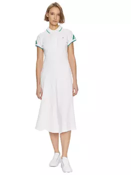 Рубашка hilfiger vestito a polo Tommy, белый