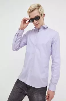 Рубашка ХЮГО Hugo, фиолетовый