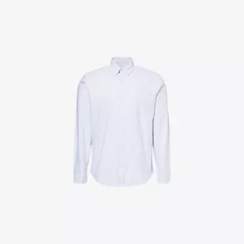 Рубашка хлопковая Carhartt Wip с вышитым логотипом, белый