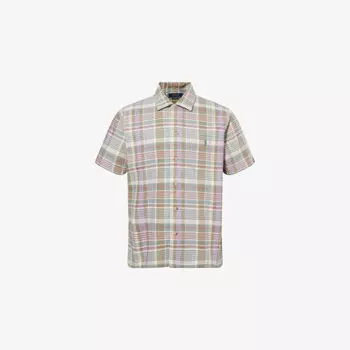 Рубашка хлопковая Polo Ralph Lauren в клетку, хаки