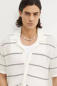 Рубашка Hollister Co., бежевый