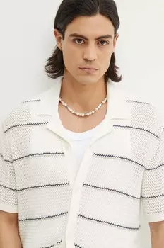 Рубашка Hollister Co., бежевый
