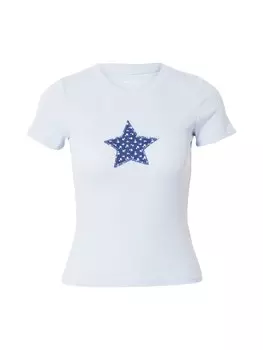 Рубашка HOLLISTER, темно-синий/светло-синий