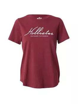 Рубашка HOLLISTER, вишнево-красный