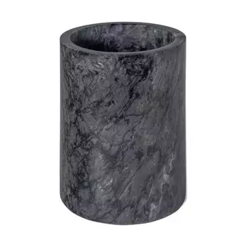 Рубашка-холодильник для бутылок вина Argon Ta с мрамором | Прочный каменный охладитель шампанского | 13 х 18 см - Черный