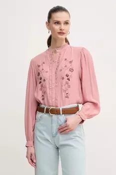 Рубашка Hoss Intropia, розовый