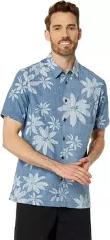 Рубашка Hot Nights Short Sleeve Woven Quiksilver, цвет Ensign Blue
