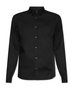 Рубашка Хоторн Allsaints, черный