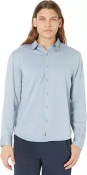 Рубашка Hudson Long Sleeve Fundamental Coast, цвет Ocean