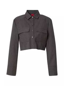 Рубашка HUGO Blouse Evarista, антрацит