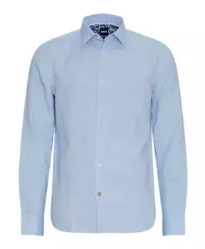 Рубашка Hugo Boss, синий