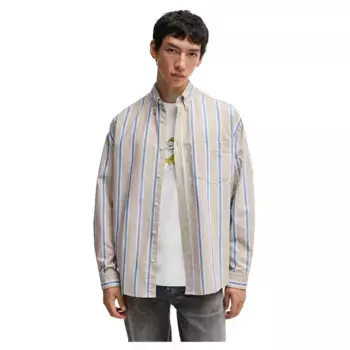 Рубашка HUGO Ebill, бежевый