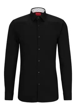 Рубашка HUGO EKOY Extra-Slim Fit, черный