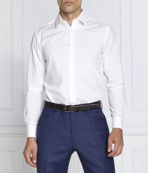 Рубашка Hugo Elisha02 102 Extra Slim Fit, белый