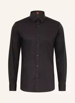 Рубашка HUGO ELISHA Extra Slim Fit, черный
