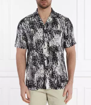 Рубашка HUGO Ellino Straight fit, белый